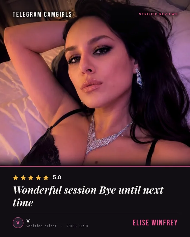 Elise Winfrey verified review: Wonderful session  Bye until next time