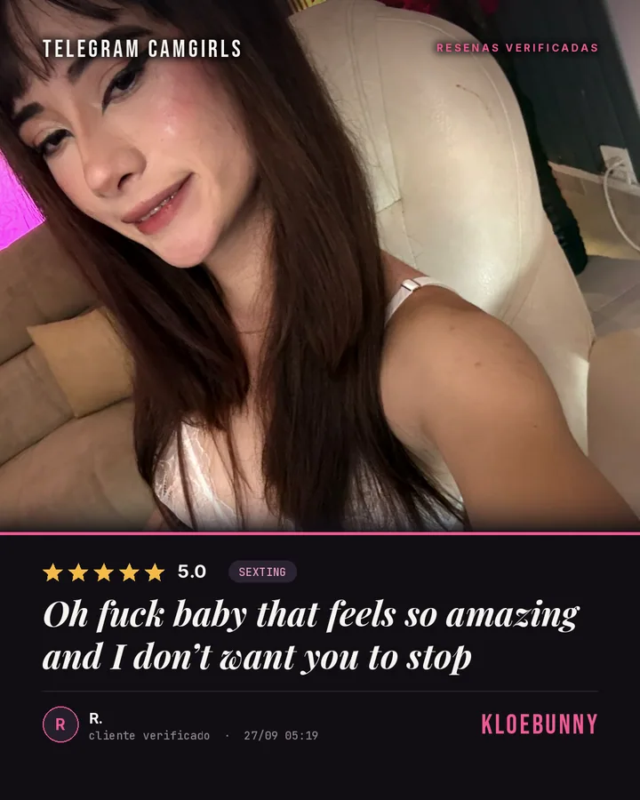 Kloebunny verified review: Oh fuck baby that feels so amazing and I don’t want you to stop
