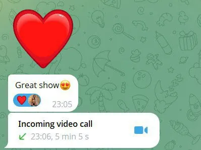 Real Telegram sexting chat screenshot 4