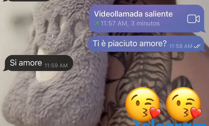 Real Telegram sexting chat screenshot 4