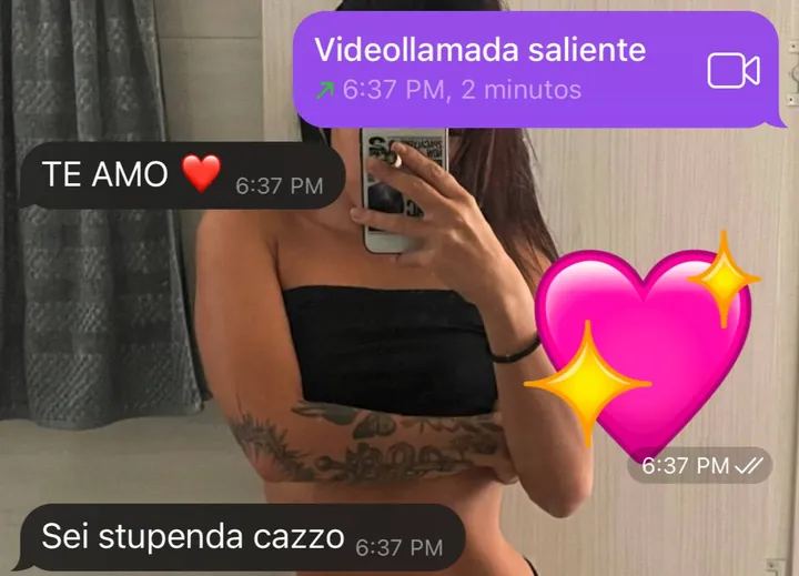 Real Telegram sexting chat screenshot 1
