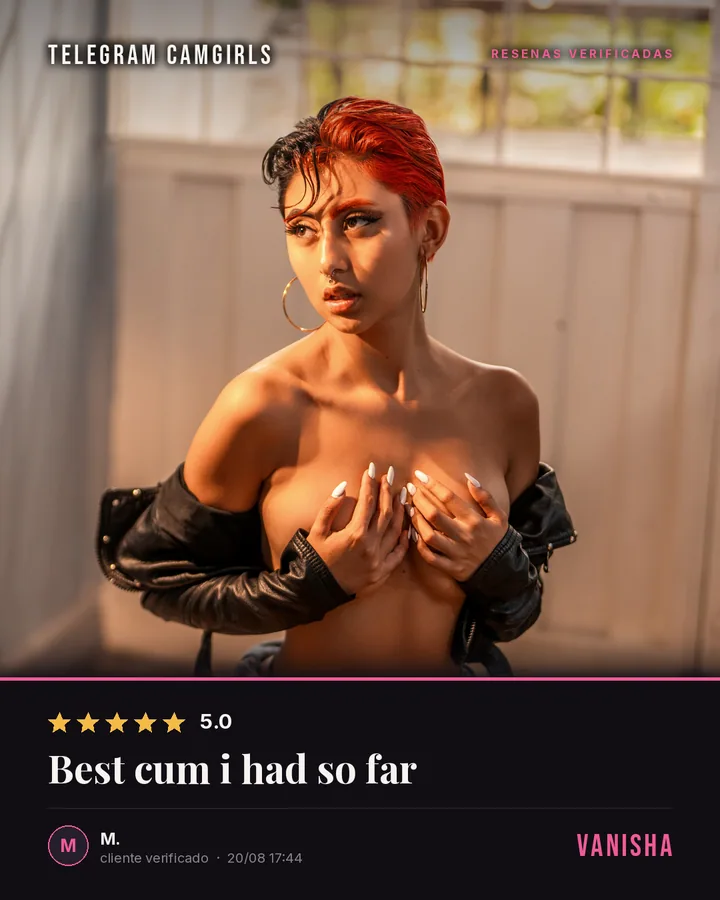 Vanisha verified review: Best cum i had so far